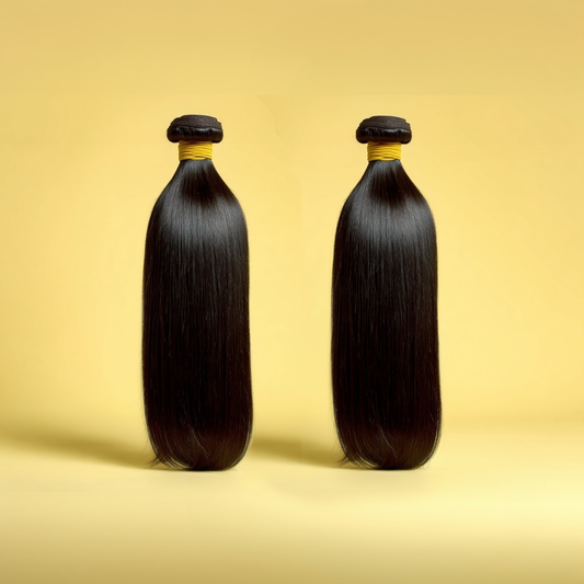 🌺Vietnamese Bone Straight 2-Bundle Deal | Super Double Drawn